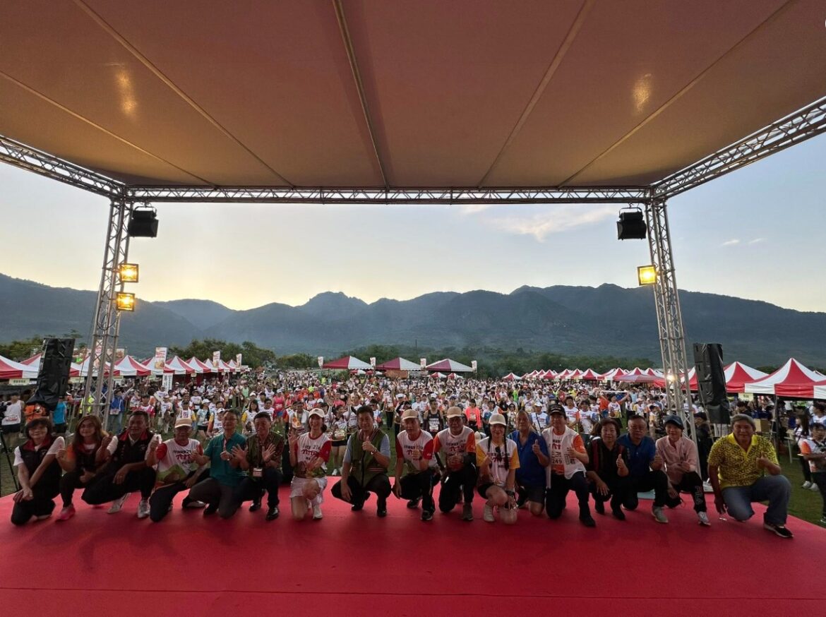 國內外馬拉松好手發現新亮點！富里鄉六十石山勇者馬拉松挑戰成功