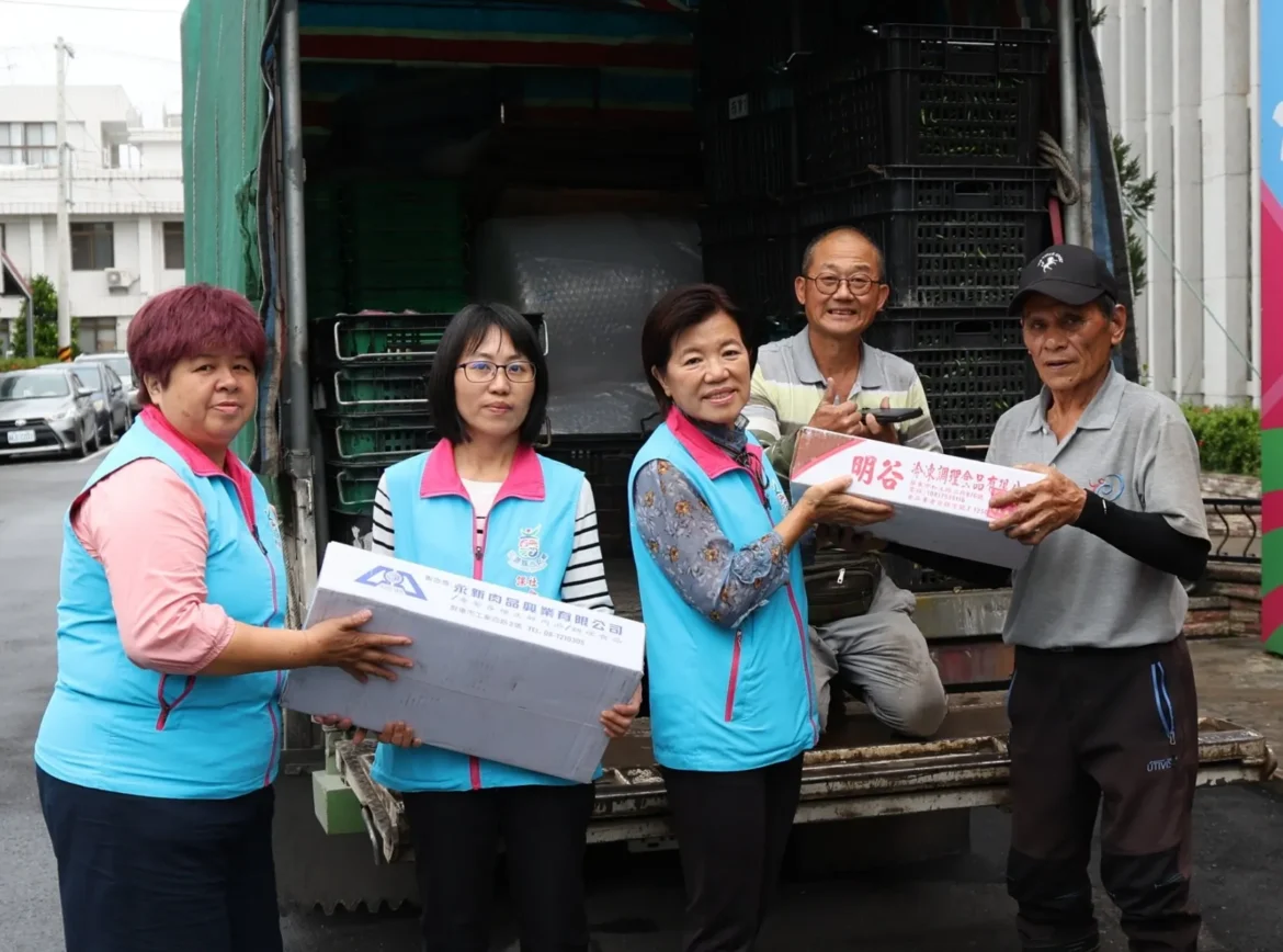 游淑貞調度肉品馳援天祥、西寶、洛韶山區居民