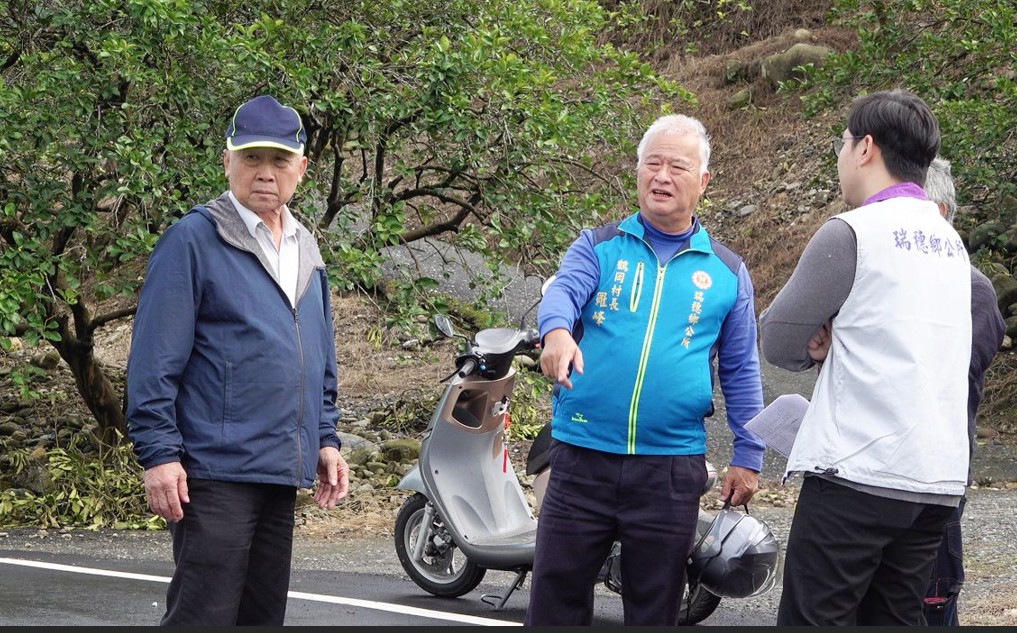 瑞穗鄉鶴岡村坪頂路、富興村源興路改善工程全面完工