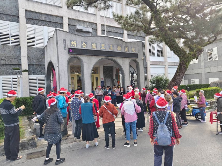 玉里鎮公所報佳音活動 為玉里鎮民祝禱祈福