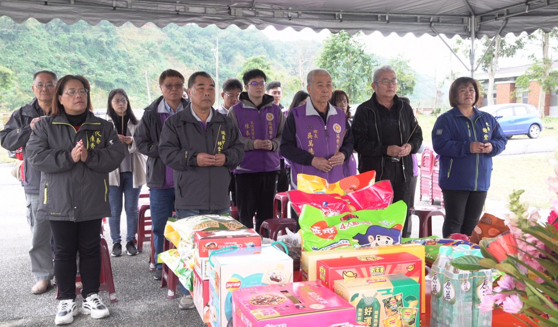 推廣殯葬環保 瑞穗鄉舉行樹葬園區開工祈福儀式