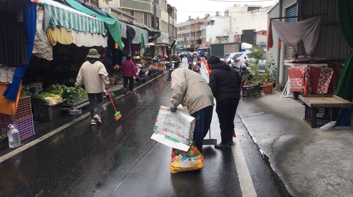 強化市容迎新春　玉里鎮公所增補清潔人力全面啟動環境整備