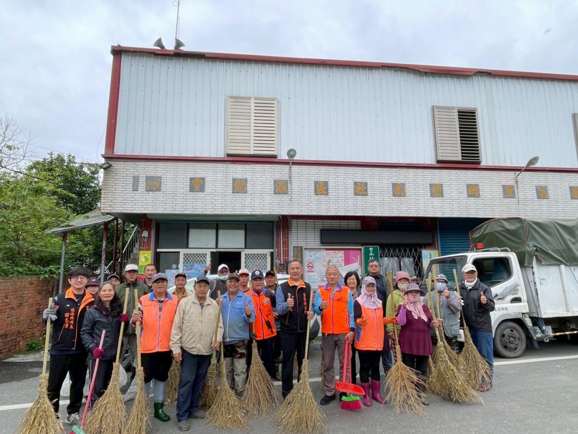 街道煥然一新！豐南村掃街打造潔淨家園