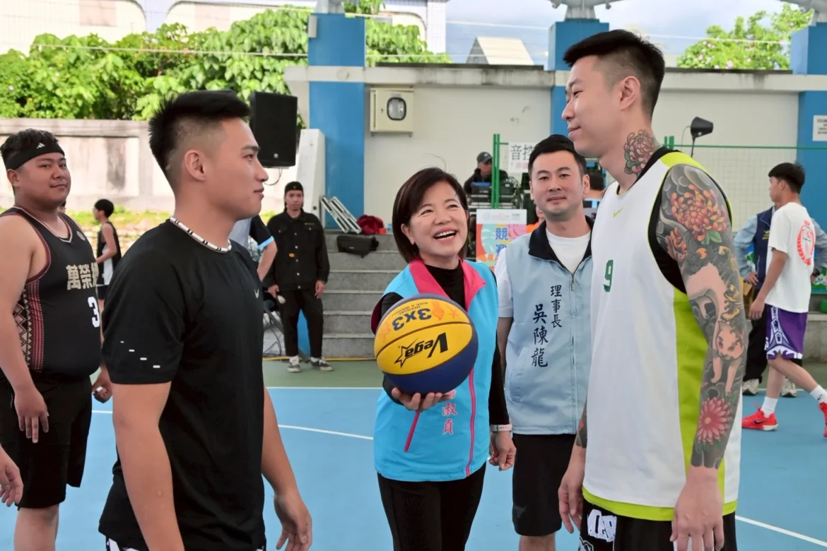 吉安鄉長盃三對三籃球賽熱血開打 游淑貞攜青年會推動體育運動風潮